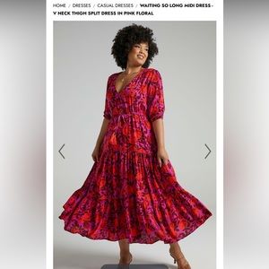 Showpo Midi Dress NWOT